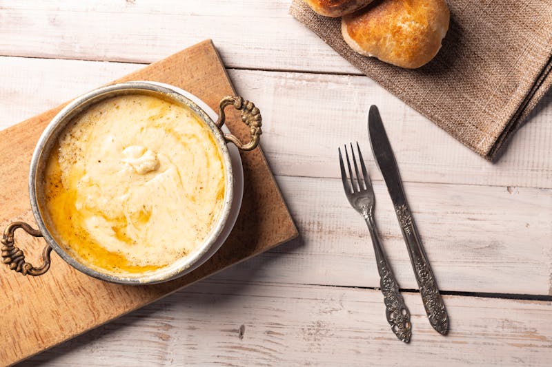 Garlic cheese bread starter appetizer